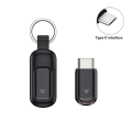 Miniatyrbilde 1 av 5: Universal fjernkontroll adapter mikro Type C infrarød blaster telefon sender [DB] Black TypeC interface