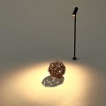 Pikkukuva 2 / 4: Jwl himmennettävä LED-valonheitin korujen esittelylamppu 20/30/35 cm pylväslamppu puhelinmyymälän esittelypöytävalot pyörivä 220v pystylamppu [DB] Black 20CM 4000K