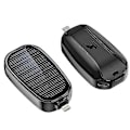 Pikkukuva 1 / 5: Mini aurinkovoimapankki, kannettava avaimenperä virtapankki matkapuhelimelle, 1200mAh [DB] Black For Lightning