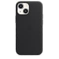 Läderfodral för iPhone 13 Mini Läderfodral med Magsafe [DB] Midnight Black