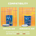 Miniatyrbilde 2 av 5: Kanin Vannflaske, 600ml Hengende Automatisk Vannutdeler Ved Tyngdekraft For Kanin Chinchilla Marsvin Ilder [DB] Blue