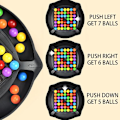 Miniatyrbilde 4 av 5: Regnbue Ball Matching Leke Fargerik Morsom Puslespill Sjakkbrett Spill med 48 stk/ 80 stk Fargede Perler for {Db) 48 Particles