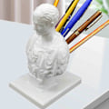 Miniatyrbillede 4 af 4: Julius Caesar Blyantholder, Sjov Julius Caesar Buste Statue Penholder, Resin Caesar Statue Blyantholder [db]