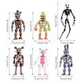 Miniatyrbilde 2 av 5: 6x Figurer Leke Five Nights At Freddy's Actionfigur Fnaf Barnleker Gaver Best [Db]