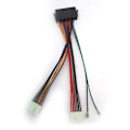 Miniatyrbillede 2 af 5: 1 stk. 20pin Atx til 2port 6pin At konverterkabel ledning til 286 386 486 computer [DB] Multicolor