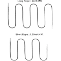 Miniatyrbilde 2 av 5: 4 Erstatningsrep for Zero Gravity-stol, Universal Recliners Elastiske skolisser/stol Tilbehør Reparasjonsverktøysett for solseng, Elastisk stol {DB}