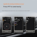 Miniatyrbilde 4 av 5: YPC21 For Zello IP67 Vanntett Trådløs Bluetooth PTT Knapp Bryter for Ios/Android [db]