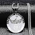 Miniatyrbillede 1 af 4: Syv Ærkeengle Amulet Rustfrit Stål Halskæder Mænd Segl af Salomon Talisman Halskæde Beskyttelse Smykker Krave Hombre_lldxm Db C 50cm BOX SR