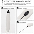 Miniatyrbilde 4 av 5: 12 stk. Monofilamentpenn, 10g Fotnevropati Test Monofilament Fotfilament Diabetisk Penn Uttrekkbar Fot-tester Nerve Hudkontakt Nål Fo [db]