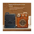 Miniatyrbild 2 av 5: Retro Radio Bluetooth-högtalare, tydlig ljud bärbar trådlös retrohögtalare för köksbord gammal Fa
