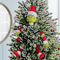 Miniatyrbilde 1 av 2: Grinch Julepynt til Treet Juledekorasjoner Kreativ Dekorasjon Harpiks Tilbehør Juledekorasjon Gave db