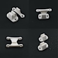 Miniatyrbilde 2 av 2: 2 stk dørstopper for dør, hvit, for campingvogn, bobiltilbehør [db] White