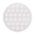 Pikkukuva 1 / 5: Kuplapopping Push Press Fidget Sensory Toy Stress Reliever Erilaisia värejä Pyöreä Valkoinen [DB]