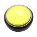 100mm Stor Rund Trykknapp LED-belyst med Mikrobryter for DIY Arcade db Yellow