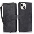 Orkidé Läderfodral för iPhone 13 [DB] Black