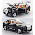 Miniatyrbilde 1 av 5: 1/32 Rolls Royce Phantom Diecast Lekebil Miniatyrmodell Luksus Super Pull Back Lyd & Lys Dører Åpningsbar Samling Gave Barn Db Rolls-Royce Cullinan5