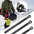 Miniatyrbillede 3 af 5: Snowboard Ankelsløjfe Rem Binding Udskiftning Robust Universal Enkel Installation Ankelsløjfe Snowboard Binding Dele [DB] 2pcs