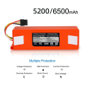 Pikkukuva 3 / 5: Imurin akku, yhteensopiva Xiaomi Roborock S50 S51 S55 T60 E352-00 S502-00 C10 E20 E35 14.4v 5.2ah Sc-akut [DB] 1PCS 5200mAh Black 14.4V