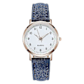 Miniatyrbild 1 av 5: Damklockor Kvarts Analog Armbandsur Liten Casual Läder [db] Blue