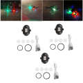 Miniatyrbilde 2 av 5: 3x Drone Strobe Lights, lette Drone Anti-kollisjonslys, LED Drone Lights med 4 fargede lys, Mini Strobe laget for Dji Mini/Mavic Air 2/pro DB