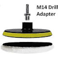 Miniatyrbilde 2 av 5: 4 stk 6 tommers ullpoleringspute Poleringshjul for bit Buffer Tilbehør med M14 bit Adapter (W01) db