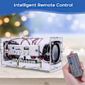 Miniatyrbild 5 av 5: Diy Bluetooth-högtalarkit med LED-blixtljus Lödprojekt USB Mini Hemmastereo Ljudförstärkare DB Photo Color