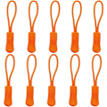 Miniatyrbild 1 av 5: 10 st Ersättningsdragkedjor Orange Dragkedja Dragsko Förlängare [DB] Orange