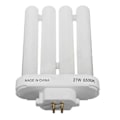 Miniatyrbild 3 av 5: Fml 27ex-n 27w 4-stifts fyrdubbelrör energibesparande kompaktlysrör 6500k 4 rader glödlampa [DB]