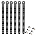 Miniatyrbillede 1 af 5: Snowboard Ankelsløjfe Rem Binding Udskiftning Robust Universal Enkel Installation Ankelsløjfe Snowboard Binding Dele [DB] 6pcs