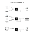 Pikkukuva 4 / 5: Ethernet-jakaja 1 sisään 2 ulostuloa, nopea 1000Mbps RJ45-jakajasovitin Cat5/5E/6/7/8 kaapelille R [DB] Black