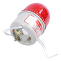 Miniatyrbillede 3 af 5: AC 220V 15W Rød Lys Industrielt Signal Tårn Blinkende Advarselslampe db Red Beige