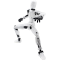 Miniatyrbild 5 av 5: T13 Actionfigur, Titan 13 Actionfigur, 3D-tryckt multiledbar rörlig T13 Actionfigur, Lucky 13 Actionfigur Skrivbordsdekor Present Db Transparent