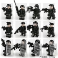Miniatyrbillede 1 af 5: 12 stk. Swat-mand puslespil blokke børnegave -QDB B