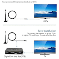 Miniatyrbilde 3 av 5: DAB Radio Antenne HiFi System Innendørs 3M FM Radioantenne for Tuner Stereo Hjem [DB]