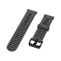 Pikkukuva 4 / 4: Garmin Forerunner 945 silikoninen kellon ranneke db Gray
