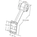 Miniatyrbilde 3 av 4: 12V LED Sidemarkerlyssett med 2 stk for lastebiltilhenger 20 cm {Db}