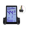 Miniatyrbild 1 av 5: M5 Elektrisk cykel LCD-skärm 24v 36v 48v 60v E Scooter LCD-panelskärm för Mountain Electric
