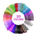 3D Pen Filament Refills Pla 3D Printing Pen 3m 30 Farver [DB]