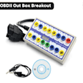 Miniatyrbild 4 av 5: Auto Bil OBD 2 Break Out Box OBD2 Breakout Box OBD OBDII Protokolldetektor [Db] 1 Set first generation