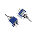 Pikkukuva 5 / 5: 5kpl 6-nastainen vaihtokytkin 6A 125VAC 6-nastainen DPDT on-on mini vaihtokytkin uusi shytmv [DB] One Size
