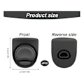 Miniatyrbilde 3 av 5: 4 stk. erstatningspropper for Owala FreeSip 24Oz 32Oz, reservedeler til vannflasketopplokk [db] black