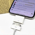 Pikkukuva 2 / 5: Lightning - 30-nastainen adapteri tukee latausdatan siirtoa, yhteensopiva iPhone iPad iPod 11 XS X 8 7Plus 6S 6S Plus 5S SE [DB]
