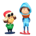 Miniatyrbilde 5 av 5: 12 stk/sett Jul Grinch Figur Lekekake Topper Hjem Ornament Dekorasjon Gaver db