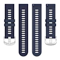 Miniatyrbillede 2 af 5: Blød Silikone Urrem Udskiftning Urrem 22mm Til Vivoactive 4 [db] Dark blue