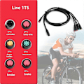 Miniatyrbillede 3 af 5: Vandafvisende 9-polet hovedkabel til elcykelcontroller-instrumentbrætforbindelseskabel 2PIN+3PIN+5PIN f db