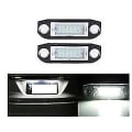 Miniatyrbild 4 av 4: 1 par LED-skyltbelysning för Volvo C70 S40 S60 S80 V50 V60 V70 Xc60 Xc70 Xc90 Db