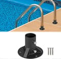 Pool Stigeholder i rustfrit stål, Flangemonteringssæt til poolsikkerhedstilbehør P20250110344 [DB]