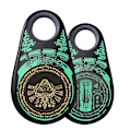 Miniatyrbilde 1 av 5: Ubegrenset Amiibo Link Bluetooth-nøkkel App-støtte For Zelda Splatoon 3 [db] Black - Green