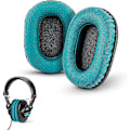 Miniatyrbild 1 av 5: Ersättning öronkuddar för Sony Mdr 7506, V6 &cd900st med minnesskum öronkudde &lämplig för andra on-ear-hörlurar (turkos) {DB