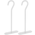 Pikkukuva 2 / 2: 2 sarjaa kasvikoukkuja Kattokoukut Ripustettaville kasveille Metalliset kattokoukut Seinäistutuskoukut  [dB} White 15.50X3.00X2.00CM